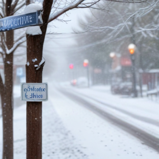 Illustration of "Brace for Impact: Major Snowstorm Set to Hit Chautauqua County!"