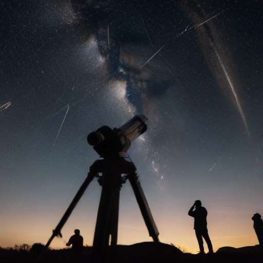 Illustration of Catch the Celestial Show: Geminid Meteor Shower Tonight!