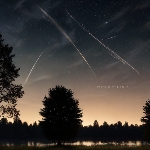 Illustration of Catch the Cosmic Show: Geminid Meteor Shower 2023 Awaits!