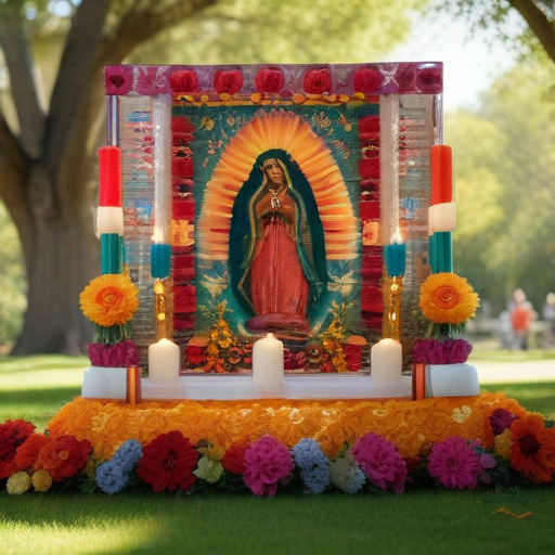Illustration of Celebrating Hope and Heritage: The Vibrant Feast of Our Lady of Guadalupe in Portland