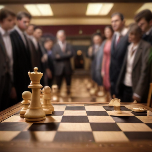 Illustration of Chess Champion Carlsen Withdraws Over Dress Code Controversy
