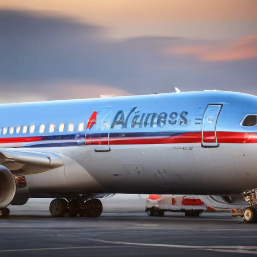 Illustration of Christmas Eve Chaos: American Airlines Grounded by Technical Glitch