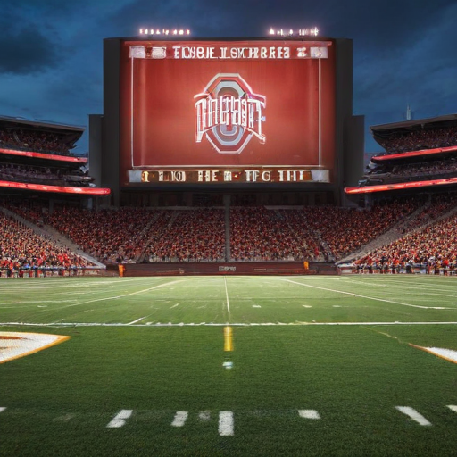 Illustration of Clash of Titans: Ohio State vs. Tennessee in College Football Playoff Showdown!