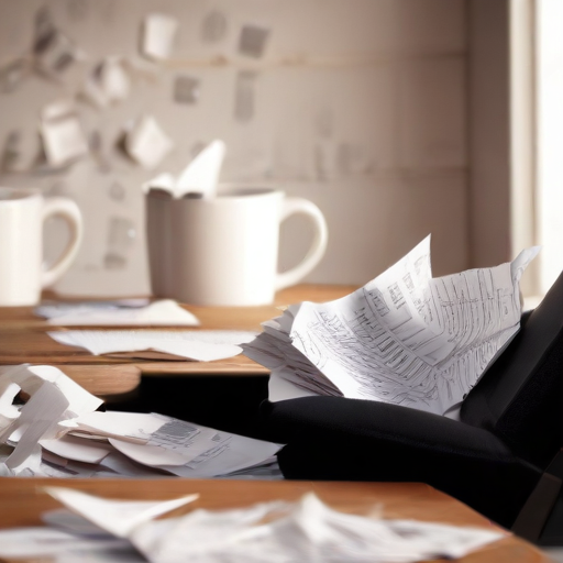 Illustration of Corporate Chaos: CEO Murder Sparks Urgent Mental Health Discussion