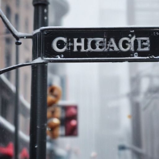 Illustration of Dangerous Snow Squalls Set to Hit Chicago: Are You Prepared?