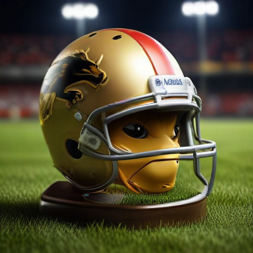 Illustration of Ducks and Lions Clash: A Championship Showdown for College Football Glory!