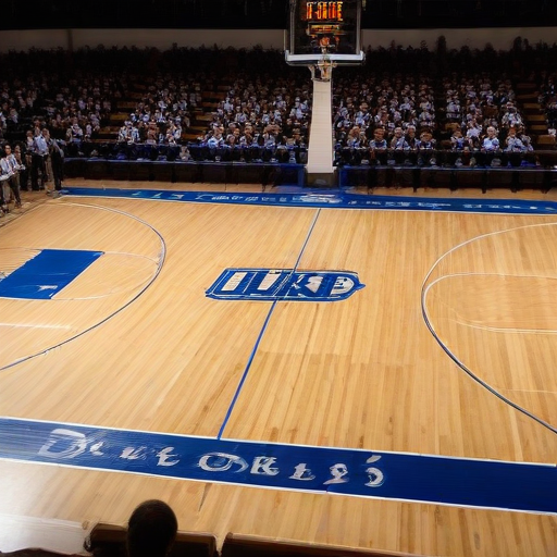 Illustration of Duke Basketball: Inside the Electrifying Chaos of Cameron Indoor Stadium