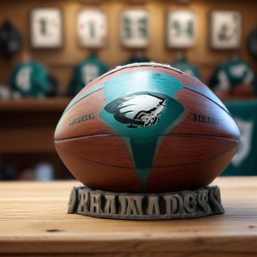 Illustration of Eagles Fans Rally to Return McKee's First Touchdown Ball!