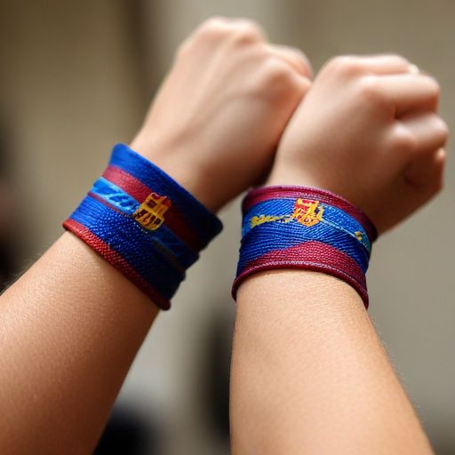 Illustration of FC Barcelona Unites for Hope: Discover the Meaning Behind the Blaugrana Wristbands!