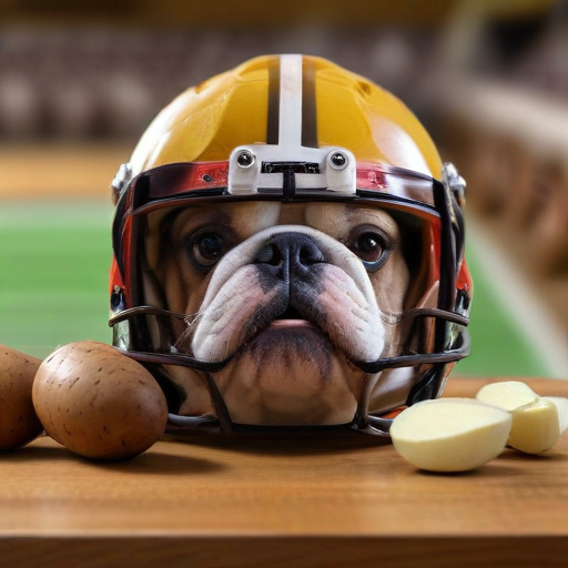 Illustration of Final Showdown: Bulldogs vs. Huskies in the Idaho Potato Bowl!