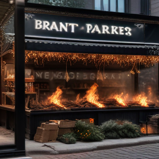 Illustration of Fire Disrupts Iconic Bryant Park Holiday Market, But Festivities Persist!