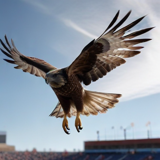 Illustration of Flying High: Meet Taima, the Heart of the Seahawks