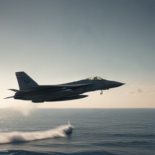 Illustration of Friendly Fire Strikes U.S. Navy Pilots in Red Sea Drama