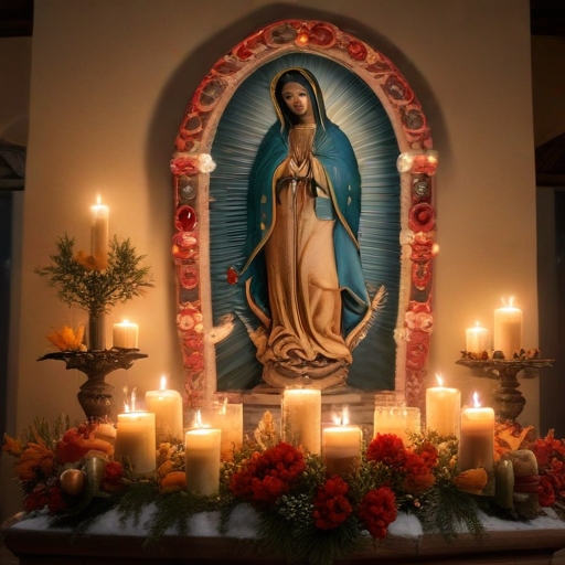 Illustration of Frigid Faith: Thousands Gather in Des Plaines for Our Lady of Guadalupe Celebration