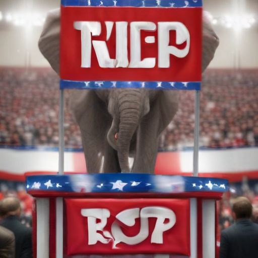 Illustration of GOP Showdown: Is Liz Cheney the Next Target in Trump's Vendetta?