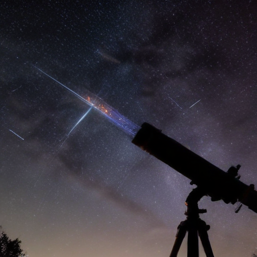 Illustration of Gaze at the Sky: Tonight's Geminid Meteor Shower Awaits!