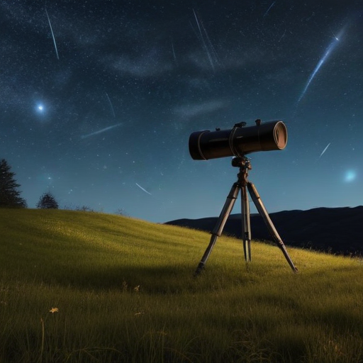 Illustration of Geminid Meteor Shower: A Celestial Spectacle Awaits Tonight!