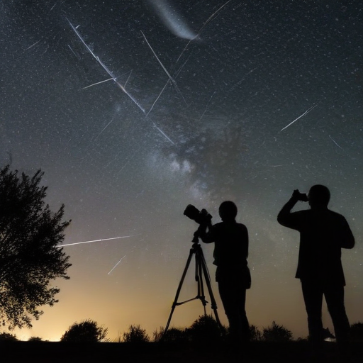 Illustration of Geminid Meteor Shower: A Cosmic Show You Can't Miss!