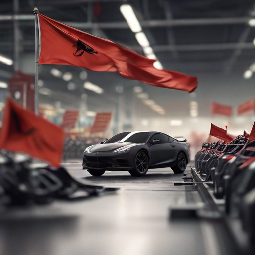Illustration of Ghosn Raises Red Flags Over Nissan-Honda Merger: A Risky Road Ahead?
