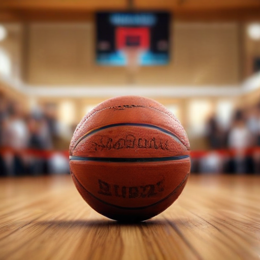 Illustration of High School Hoops Showdown: Dominating Victories and Rising Stars!