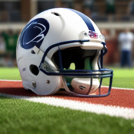 Illustration of Historic Clash: Penn State and SMU Battle in First Ever College Football Playoff Showdown!
