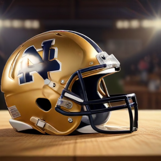 Illustration of Historic Rivalry Renewed: Notre Dame Dominates Indiana in First CFP Showdown