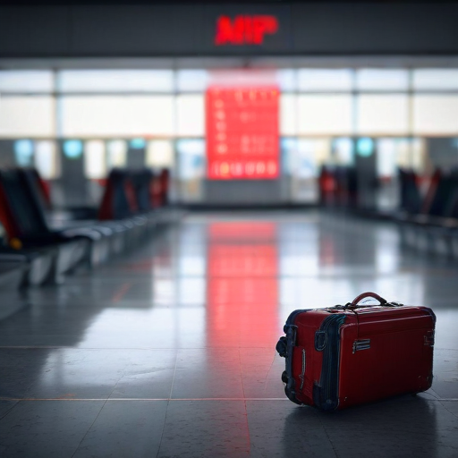 Illustration of Holiday Travel Chaos: American Airlines Ground Stop Leaves Passengers Stranded