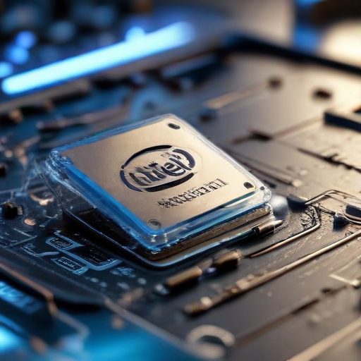 Illustration of Intel Faces Uncertain Future After CEO Pat Gelsinger's Shock Resignation