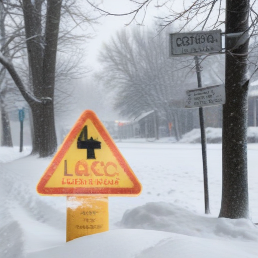 Illustration of Lake Effect Snow Warning: Prepare for Winter's Wrath in Chautauqua County