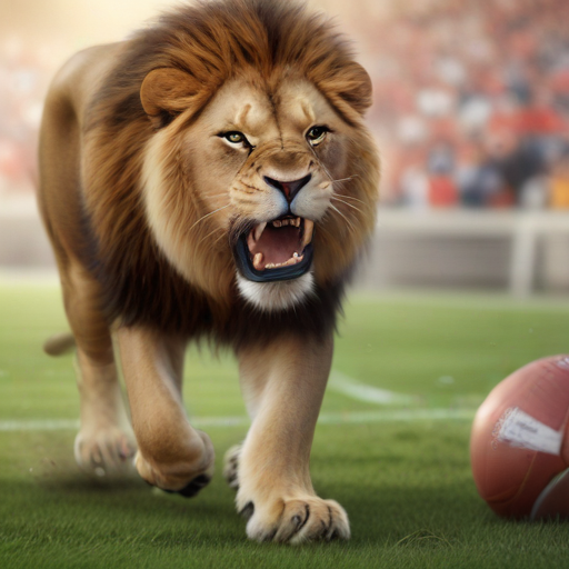 Illustration of Lions Roar into Playoff Contention After Thrilling Victory over 49ers