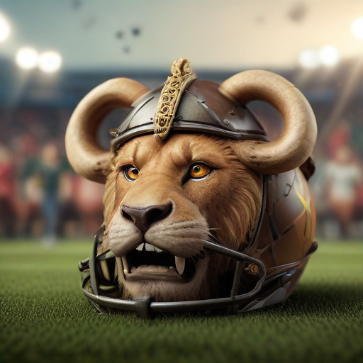 Illustration of Lions and Vikings Set for Historic Showdown: Who Will Claim NFC Dominance?