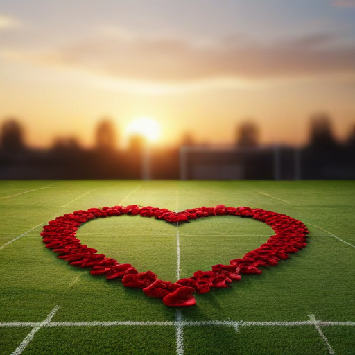 Illustration of Love and Victory: Jeremy Reaves' Unforgettable Proposal on the Field
