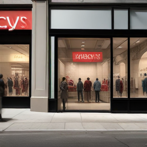 Illustration of Macy's Bold Shift: Store Closures and Luxury Focus Ahead