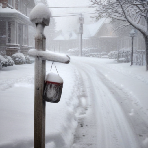 Illustration of Major Winter Storm: Heavy Snowfall and Blizzard Warnings Hit Great Lakes Region