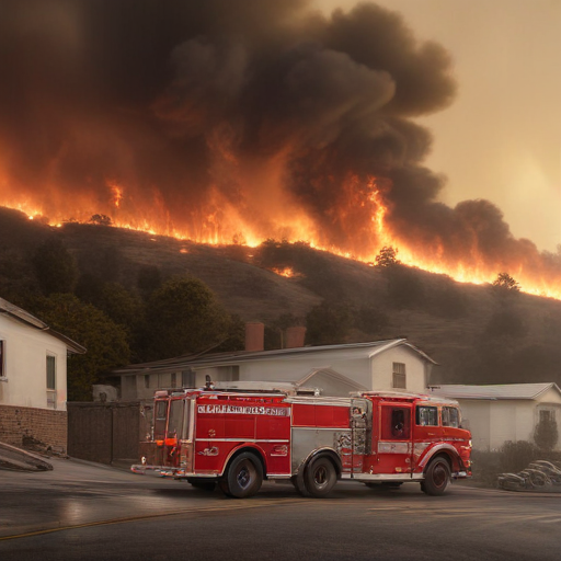 Illustration of Malibu Evacuations: Franklin Fire Forces Celebrity Residents to Flee