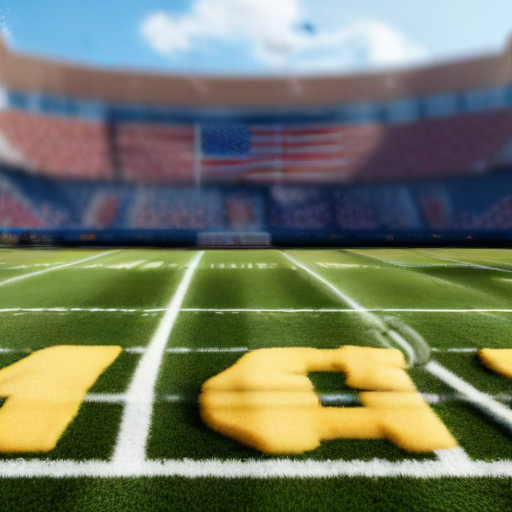 Illustration of Mayfield Makes a Stand: Should Flag-Planting Be the New Norm in College Football?