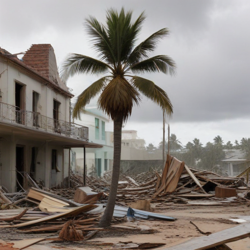 Illustration of Mayotte's Struggles: Aftermath of Cyclone Chido Shakes the Island to its Core