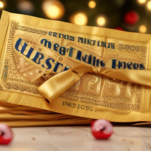 Illustration of Mega Millions Jackpot Soars to Historic $970 Million for Christmas Eve Drawing!