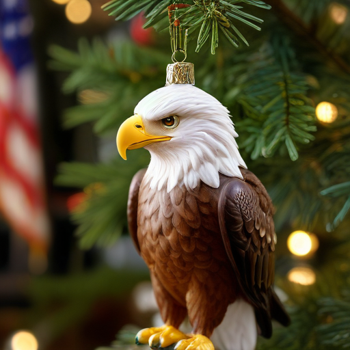 Illustration of Melania Trump's Patriotic Ornaments: A Festive Embrace or Controversial Reminder?