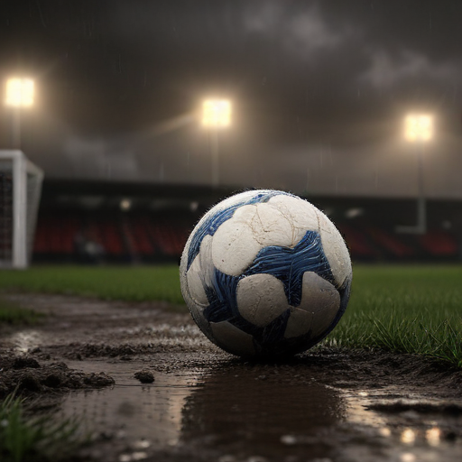 Illustration of Merseyside Derby Postponed: Storm Darragh's Impact on Football