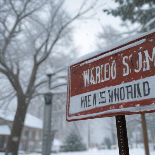 Illustration of Michigan Braces for Winter's Fierce Return: Storm Warnings Issued
