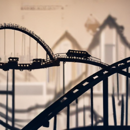 Illustration of Mortgage Rates on a Rollercoaster: What's Next for Buyers?
