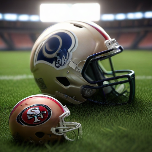 Illustration of NFC West Clash: 49ers vs. Rams - Playoff Dreams on the Line!