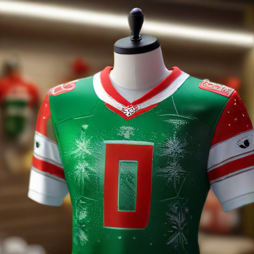 Illustration of NFL Teams Unveil Festive Uniforms for Christmas Showdown