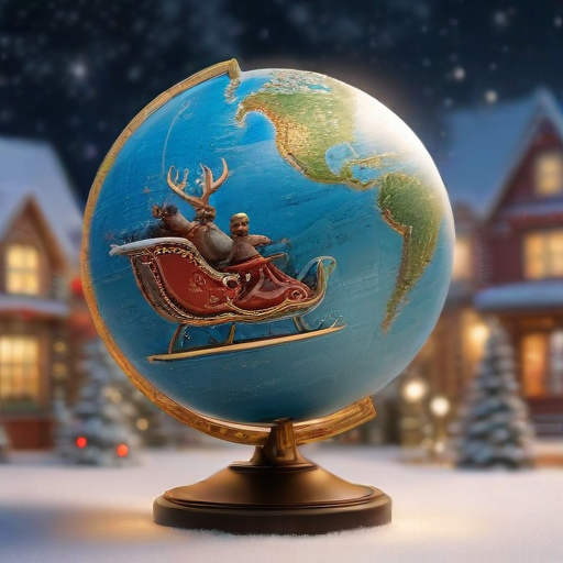 Illustration of NORAD's Santa Tracker: The Magical Holiday Tradition You Can't Miss!