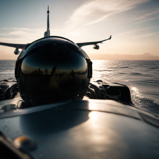 Illustration of Navy Pilots Survive Red Sea "Friendly Fire" Incident Amid Rising Tensions