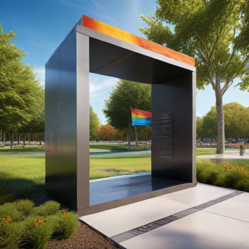 Illustration of New Memorial for Washington's First Openly Gay Legislator Takes Shape