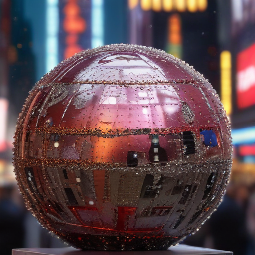 Illustration of New Year's Eve 2025: A Times Square Celebration Against All Odds!