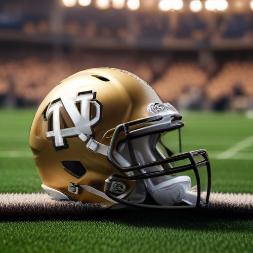 Illustration of Notre Dame Makes History with Record-Breaking Playoff Victory!