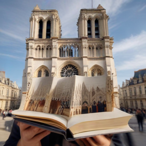 Illustration of Notre Dame Rises Again: A Grand Reopening Celebrating Resilience and Heritage